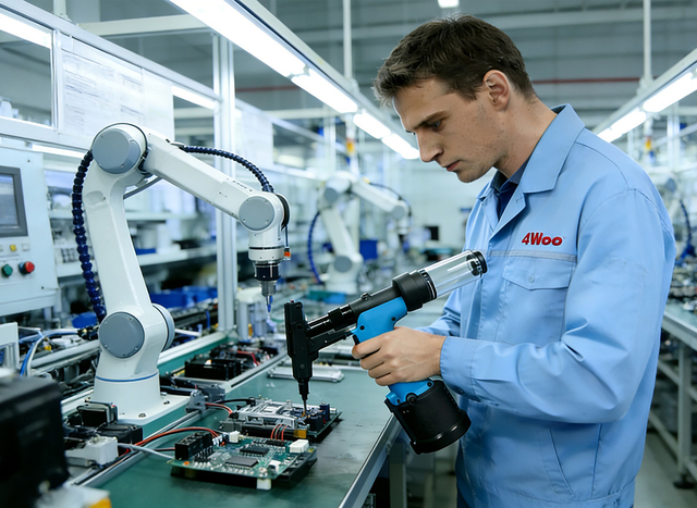 Hydraulic Rivet Guns for Electronics Industry