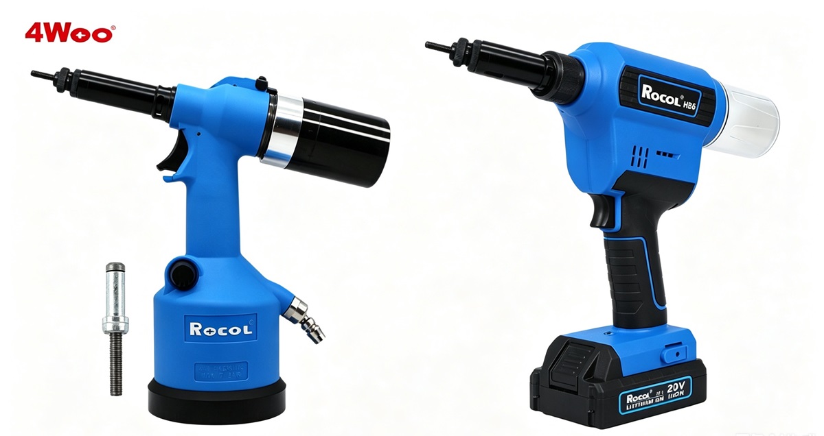 What Is The Difference between Electric And Pneumatic Rivet Guns?