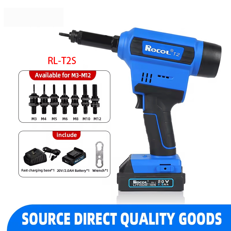 RL-T2S Cordless Rivet Nut Gun (Industrial Grade)