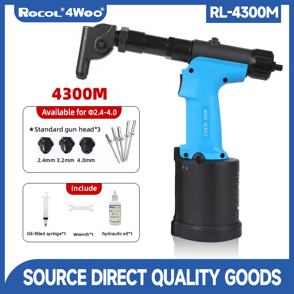RL-4300M Pneumatic Rivet Gun (Bend Angle Model)