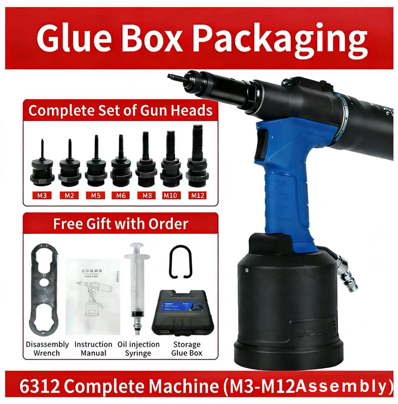 RL-6312 Fully Automatic Rivet Nut Gun