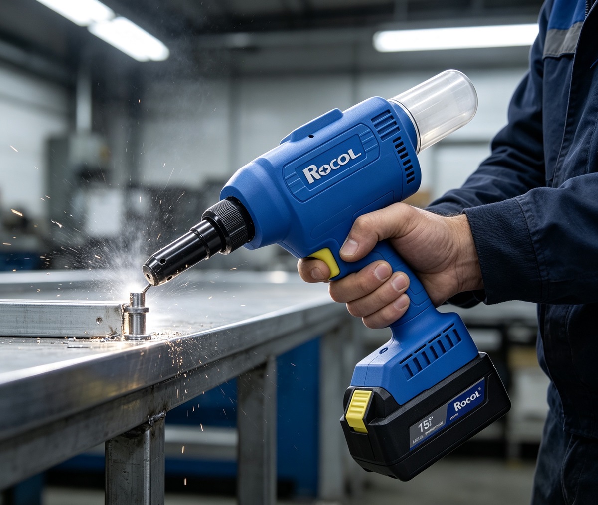 Battery Rivet Guns & Cordless Riveting Tools | Rocol Tools