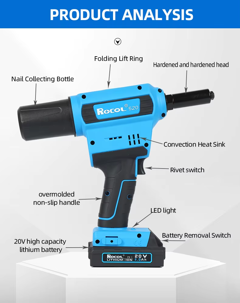 RL-520 Lithium-ion Rivet Gun