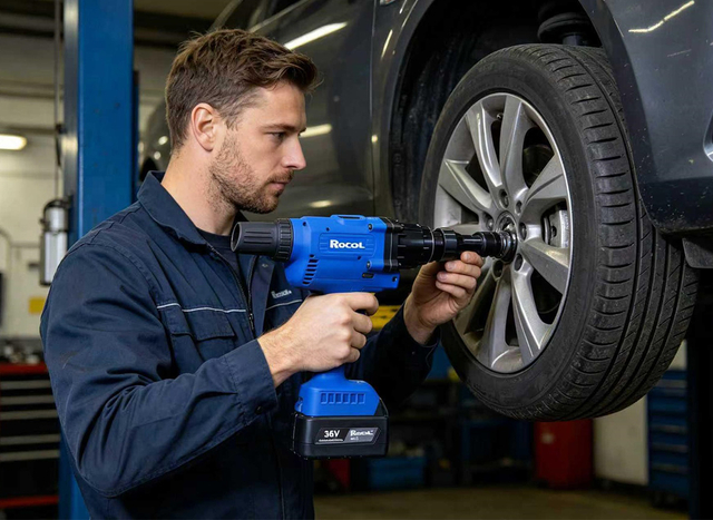 Pneumatic rivet gun for Automotive Industry - Rocol Tools