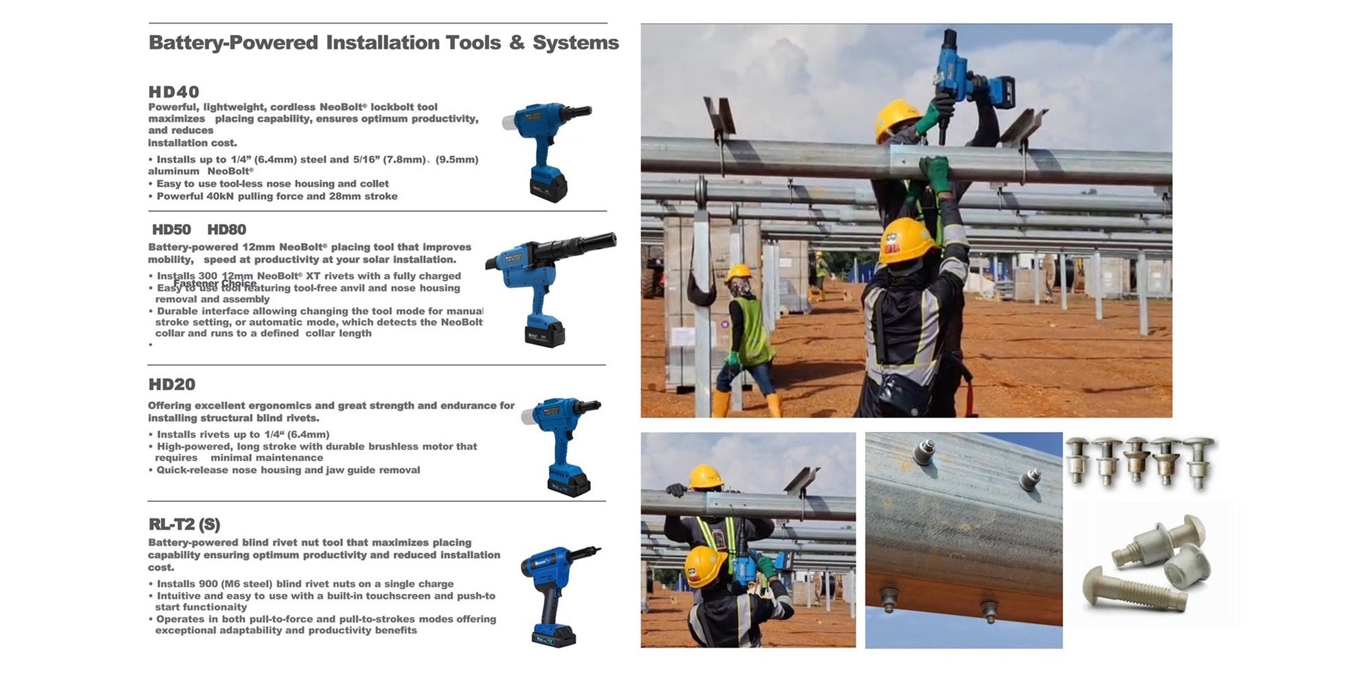 Battery-Powered Installation Tools & Systems - Rocol Tools Factory