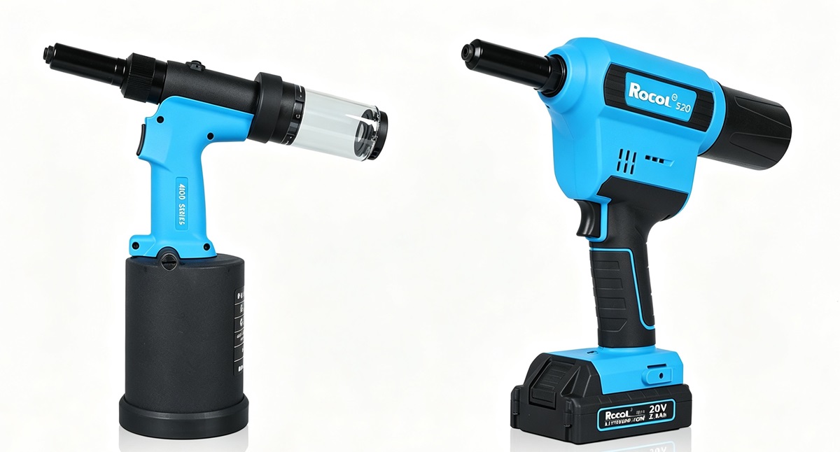 Air Or Battery Operated Rivet Tool - Rocol Tools