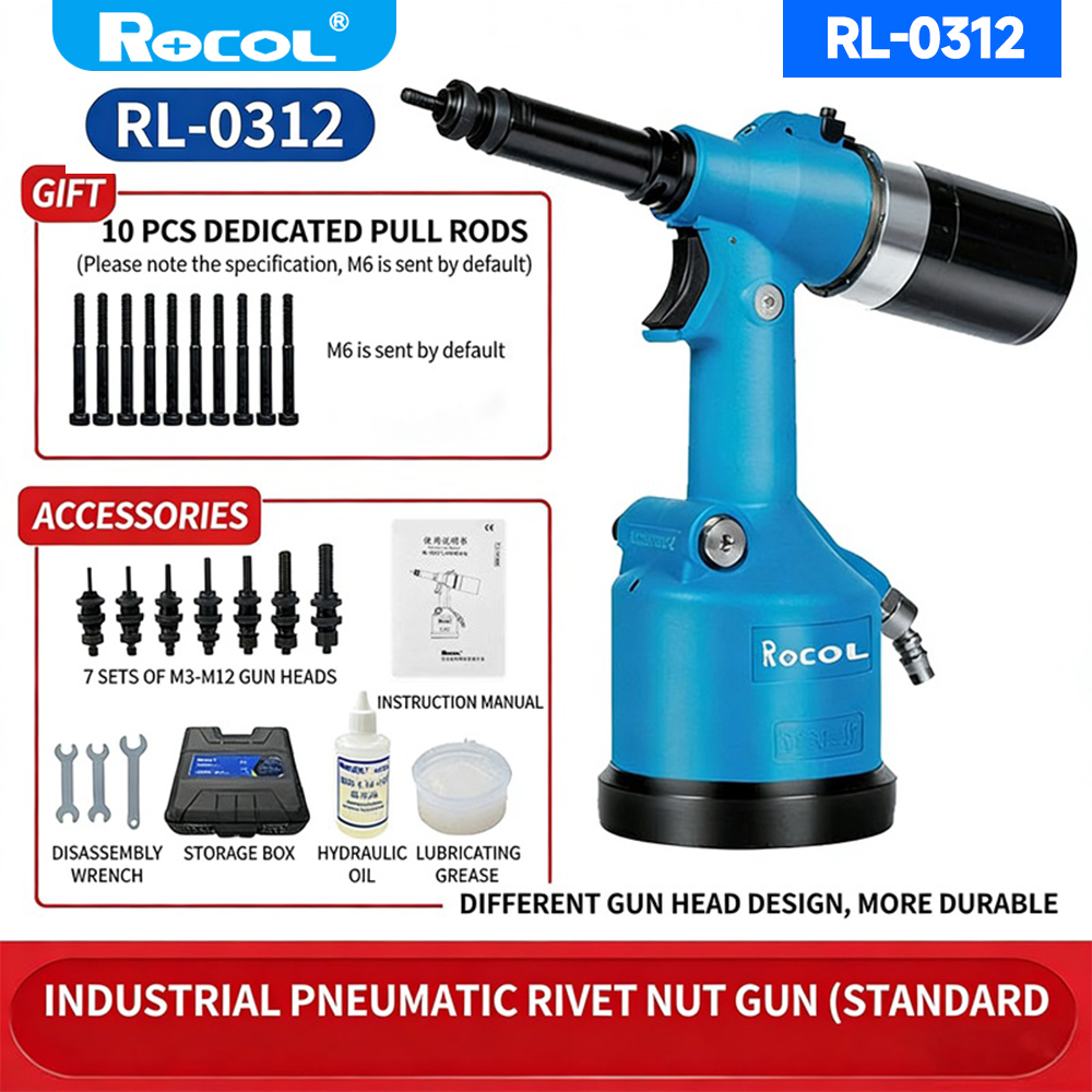 RL-0312 Fully Automatic Rivet Nut Gun