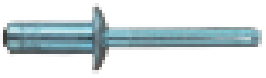 6.4mm carbon steel Hemlock rivet